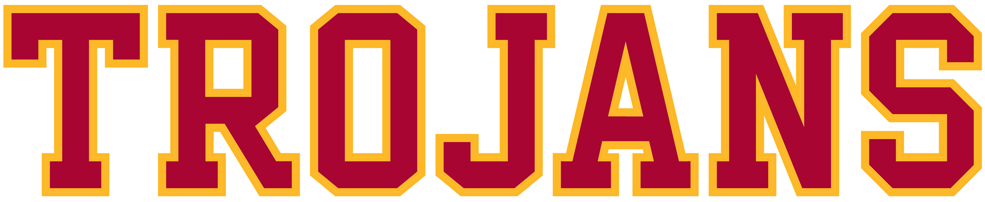 Southern California Trojans 2001-2016 Wordmark Logo diy iron on heat transfer
